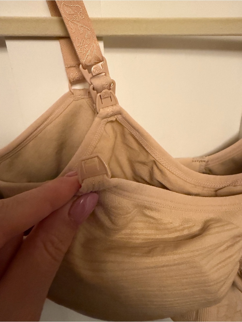 Kindred Bravely Sublime Hands-Free Pumping & Nursing Bra Size Large Beige - Picture 6 of 9